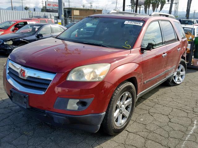 5GZER13727J165206 - 2007 SATURN OUTLOOK XE RED photo 2