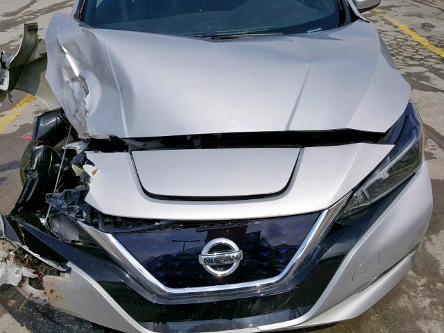 1N4AZ1CP9KC305710 - 2019 NISSAN LEAF S SILVER photo 7