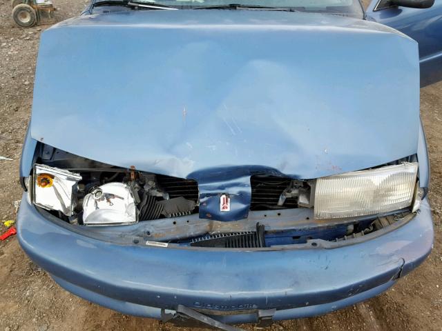 1G3NL52M6WM303067 - 1998 OLDSMOBILE ACHIEVA SL BLUE photo 7