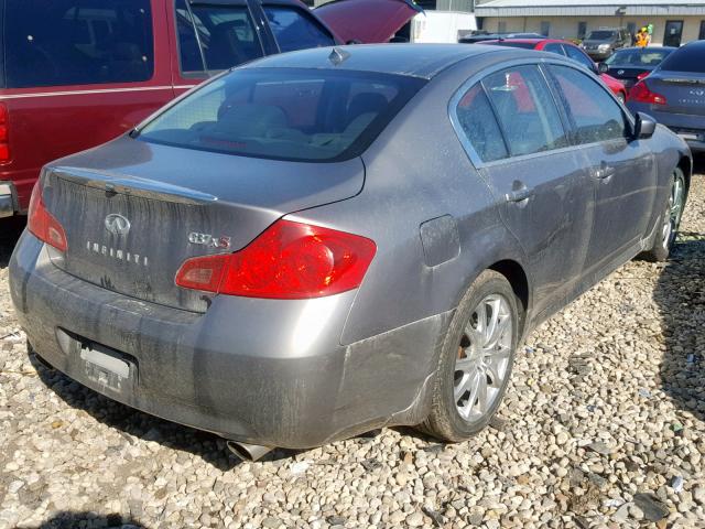 JNKCV61F89M364515 - 2009 INFINITI G37 GRAY photo 4