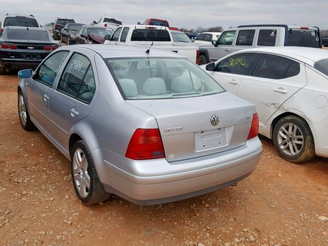 3VWSE69M62M061921 - 2002 VOLKSWAGEN JETTA GLS SILVER photo 3