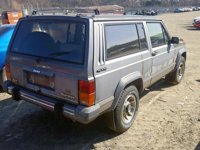 1JCML7746JT183364 - 1988 JEEP CHEROKEE L GRAY photo 4