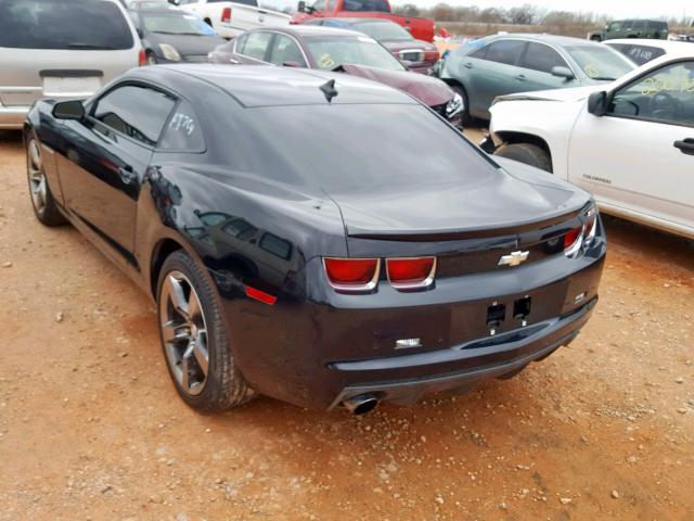 2G1FK1EJ5A9183763 - 2010 CHEVROLET CAMARO SS BLACK photo 3