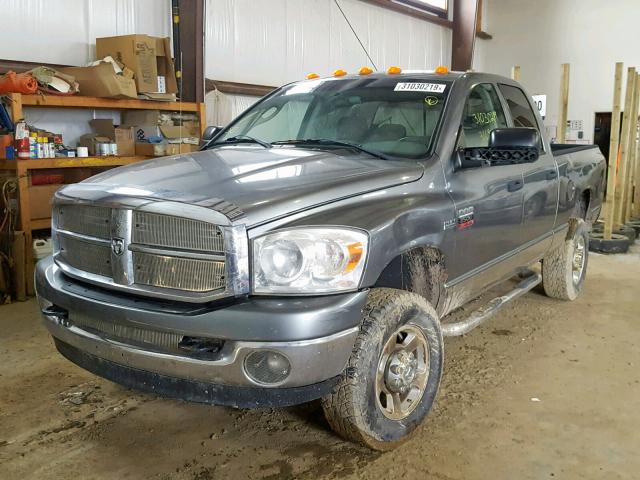 3D7KS28D38G168265 - 2008 DODGE RAM 2500 S GRAY photo 2