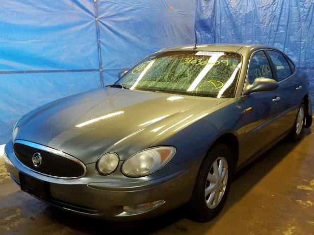 2G4WC532851229206 - 2005 BUICK LACROSSE C GRAY photo 2