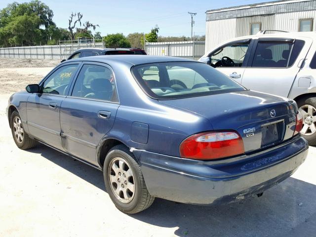 1YVGF22C115225820 - 2001 MAZDA 626 ES BLUE photo 3