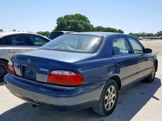 1YVGF22C115225820 - 2001 MAZDA 626 ES BLUE photo 4