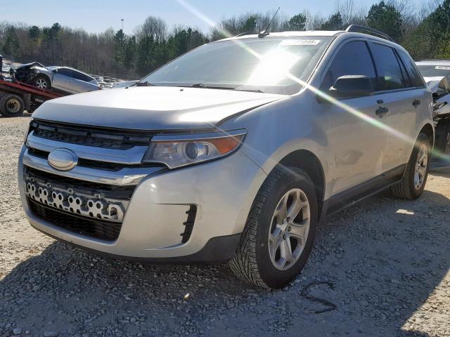 2FMDK3G98CBA01879 - 2012 FORD EDGE SE SILVER photo 2