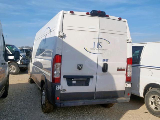 3C6TRVDG8HE552234 - 2017 RAM PROMASTER 白色 照片 3