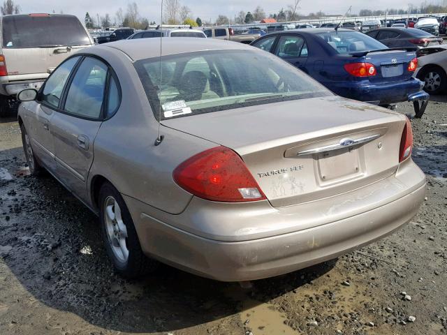 1FAFP55U13G264344 - 2003 FORD TAURUS SES TAN photo 3