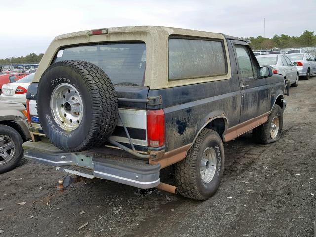 1FMEU15H3SLB81252 - 1995 FORD BRONCO U10 GREEN photo 4