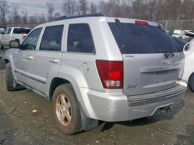 1J8HR58257C590631 - 2007 JEEP GRAND CHER SILVER photo 3