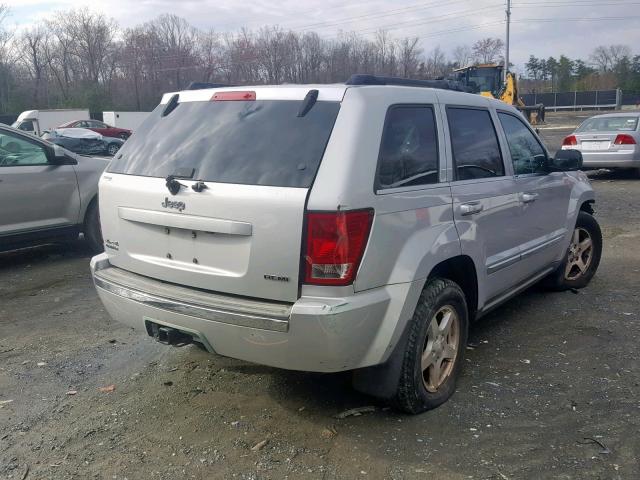 1J8HR58257C590631 - 2007 JEEP GRAND CHER SILVER photo 4