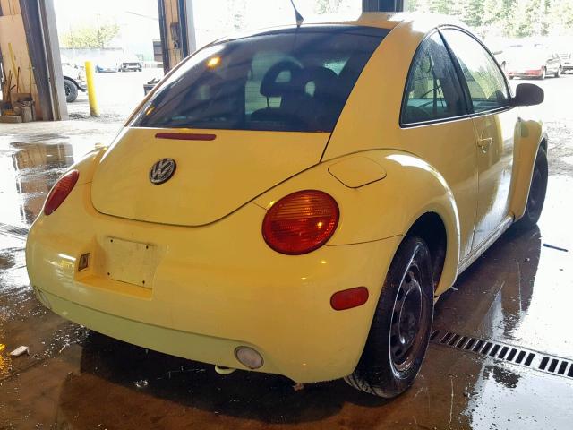 3VWCD21C41M470307 - 2001 VOLKSWAGEN NEW BEETLE Sarı foto 4