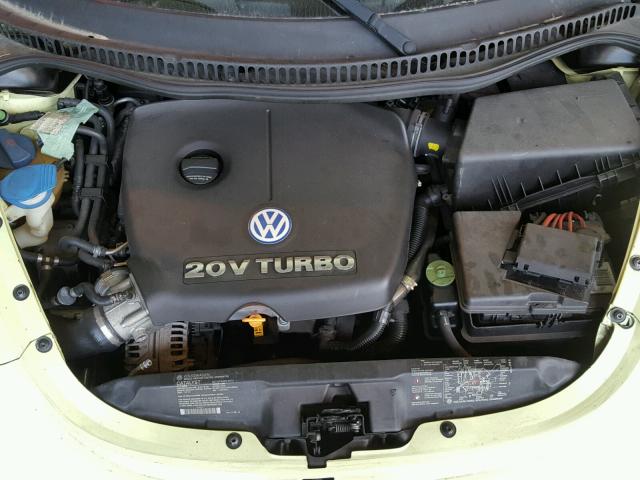 3VWCD21C41M470307 - 2001 VOLKSWAGEN NEW BEETLE Sarı foto 7