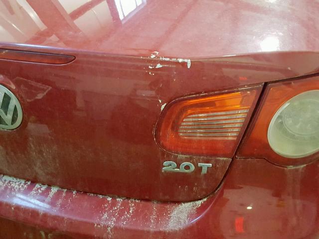 WVWFA71F28V039755 - 2008 VOLKSWAGEN EOS LUX 红色 照片 9