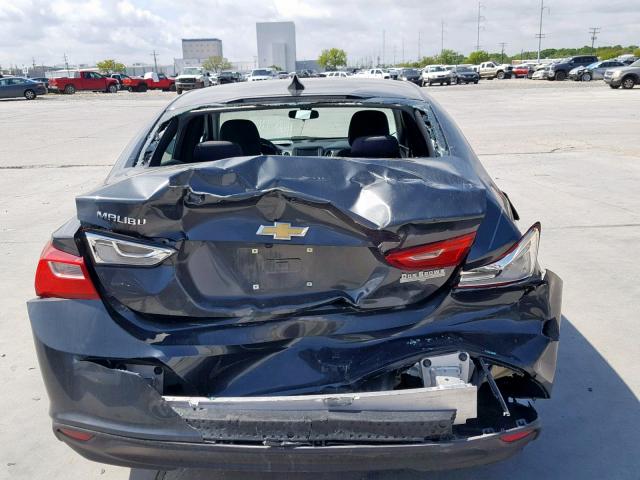 1G1ZB5ST7HF188989 - 2017 CHEVROLET MALIBU LS BLACK photo 9