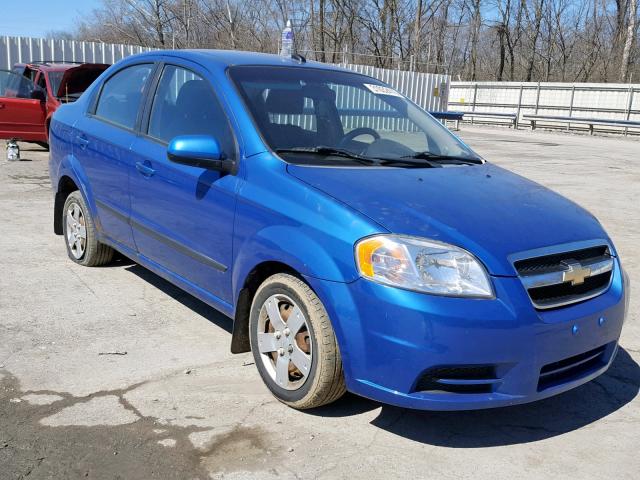 KL1TD5DE3AB072585 - 2010 CHEVROLET AVEO LS BLUE photo 1