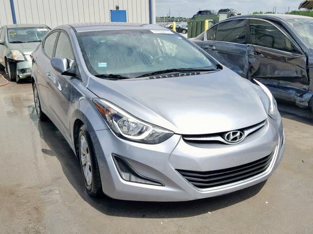 5NPDH4AE0GH676683 - 2016 HYUNDAI ELANTRA SE BLUE photo 1