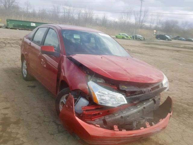 1FAHP36NX9W249828 - 2009 FORD FOCUS SES RED photo 1