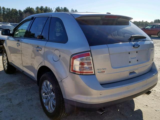 2FMDK48C59BB04721 - 2009 FORD EDGE SEL SILVER photo 3