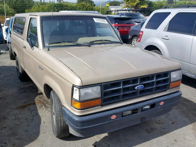 1FTCR10A5KUA38126 - 1989 FORD RANGER TAN photo 1