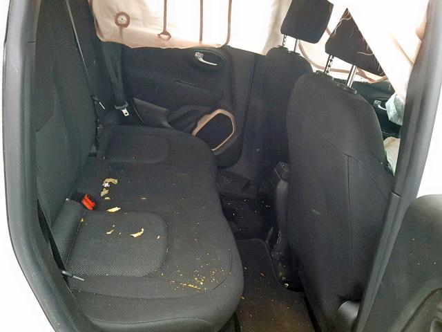 ZACCJBAT8GPD90106 - 2016 JEEP RENEGADE S თეთრი ფოტო 6