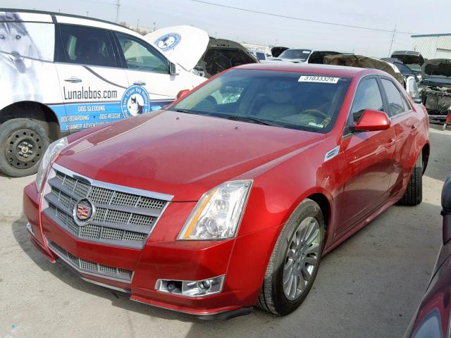 1G6DS5EV6A0103649 - 2010 CADILLAC CTS PREMIU RED photo 2