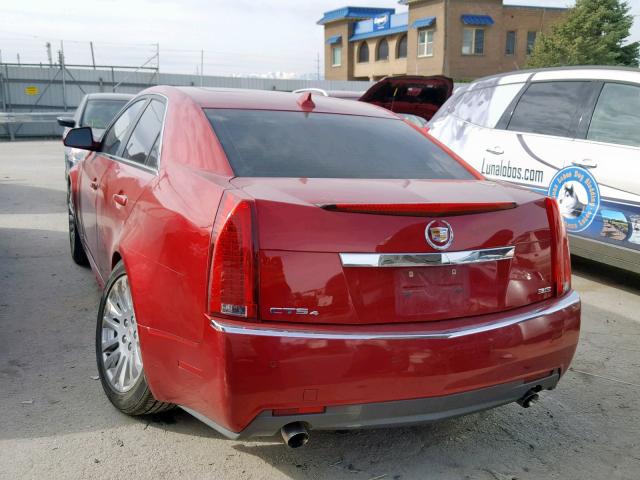 1G6DS5EV6A0103649 - 2010 CADILLAC CTS PREMIU RED photo 3