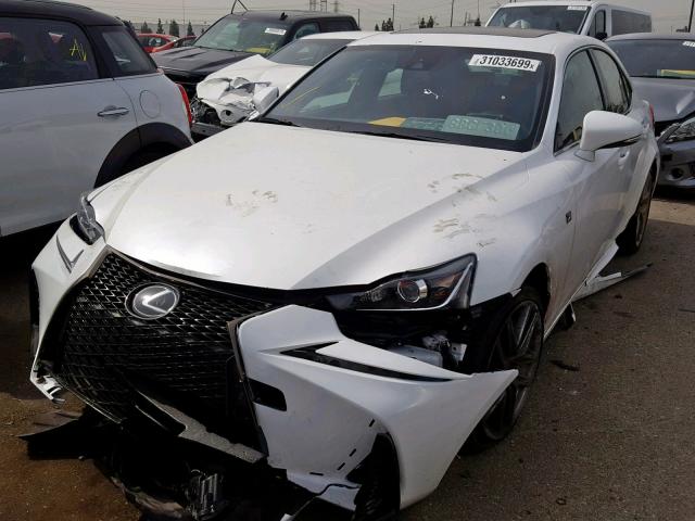 JTHBE1D25H5031382 - 2017 LEXUS IS 350 WHITE photo 2