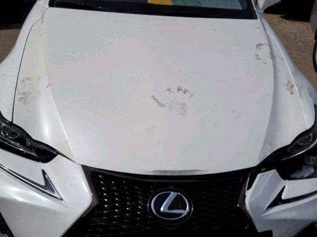 JTHBE1D25H5031382 - 2017 LEXUS IS 350 WHITE photo 7