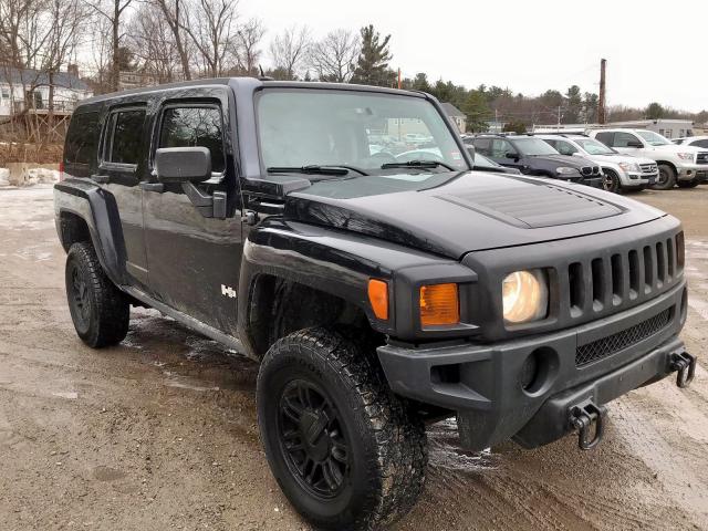 5GTEN13E598143974 - 2009 HUMMER H3 BLACK photo 1