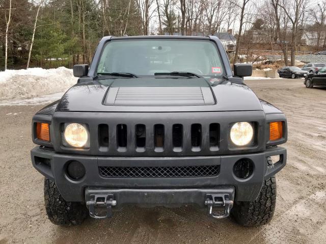 5GTEN13E598143974 - 2009 HUMMER H3 BLACK photo 3