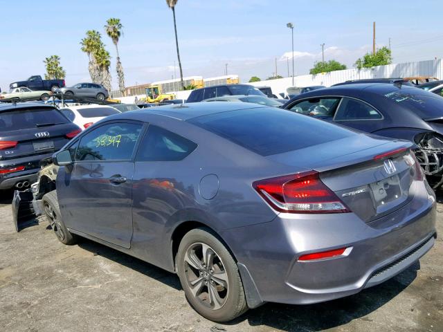 2HGFG3B88FH527641 - 2015 HONDA CIVIC EX ნაცრისფერი ფოტო 3