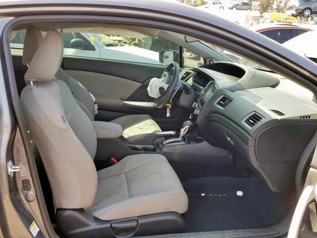 2HGFG3B88FH527641 - 2015 HONDA CIVIC EX ნაცრისფერი ფოტო 5