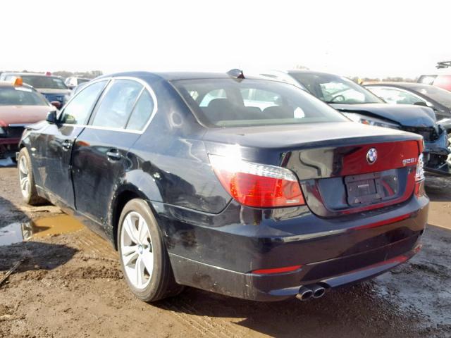 WBANV1C52AC158678 - 2010 BMW 528 XI BLACK photo 3