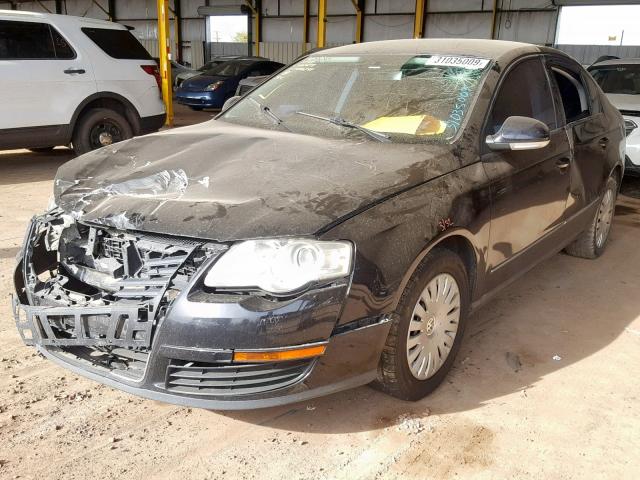 WVWJK73C17P053000 - 2007 VOLKSWAGEN PASSAT BLACK photo 2