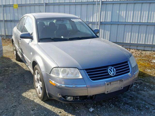 WVWTH63B12P452135 - 2002 VOLKSWAGEN PASSAT GLX GRAY photo 1
