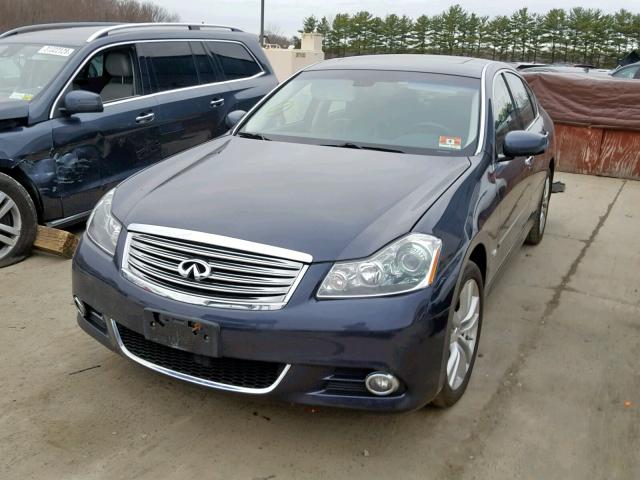 JNKCY01F49M850730 - 2009 INFINITI M35 BASE BLUE photo 2