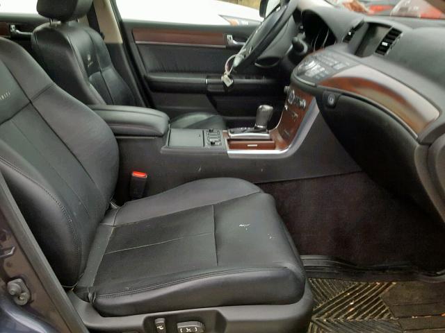 JNKCY01F49M850730 - 2009 INFINITI M35 BASE BLUE photo 5