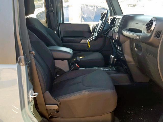 1C4AJWAG0FL546322 - 2015 JEEP WRANGLER S GRAY photo 5