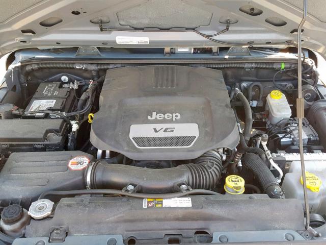 1C4AJWAG0FL546322 - 2015 JEEP WRANGLER S GRAY photo 7