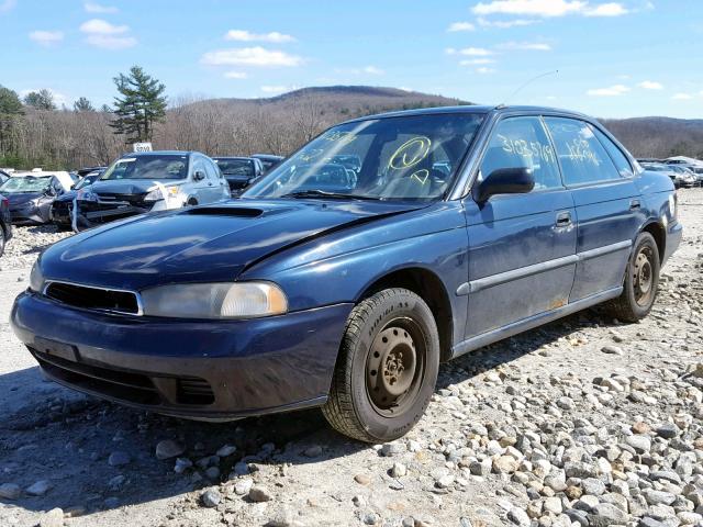 4S3BD4358T7208845 - 1996 SUBARU LEGACY L BLUE photo 2