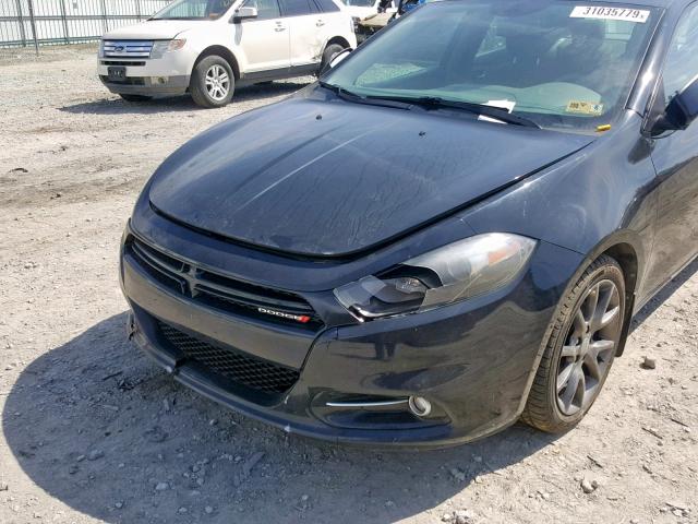 1C3CDFBH1DD209273 - 2013 DODGE DART SXT BLACK photo 9