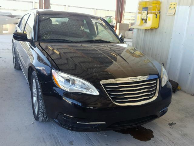 1C3CCBAB2CN318066 - 2012 CHRYSLER 200 LX BLACK photo 1