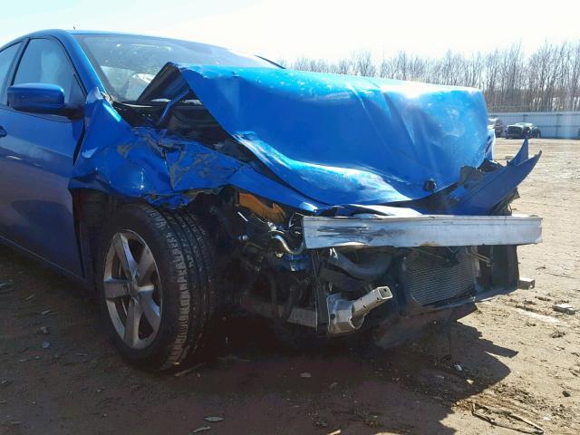 1C3CDFBB4FD174324 - 2015 DODGE DART SXT BLUE photo 9