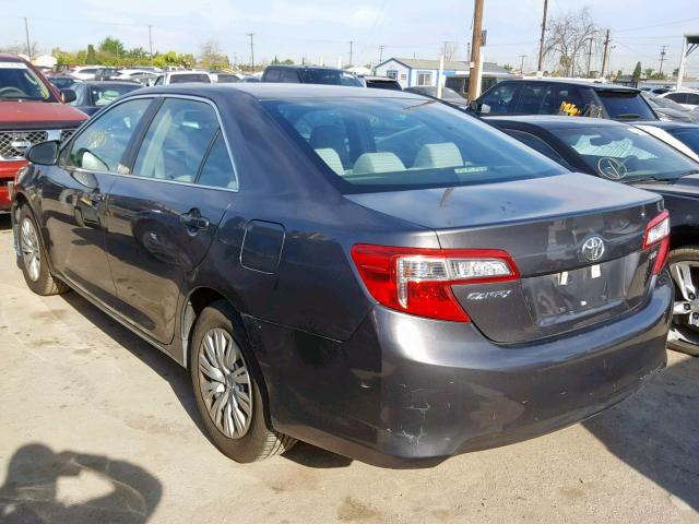 4T4BF1FK4DR306480 - 2013 TOYOTA CAMRY L 灰色 照片 3