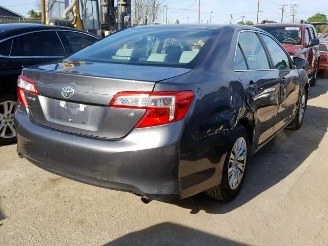 4T4BF1FK4DR306480 - 2013 TOYOTA CAMRY L 灰色 照片 4