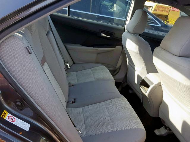 4T4BF1FK4DR306480 - 2013 TOYOTA CAMRY L 灰色 照片 6