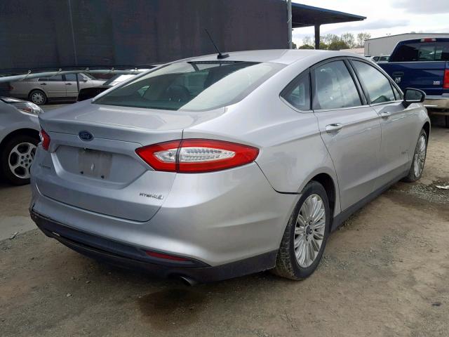 3FA6P0UUXGR357169 - 2016 FORD FUSION S H SILVER photo 4